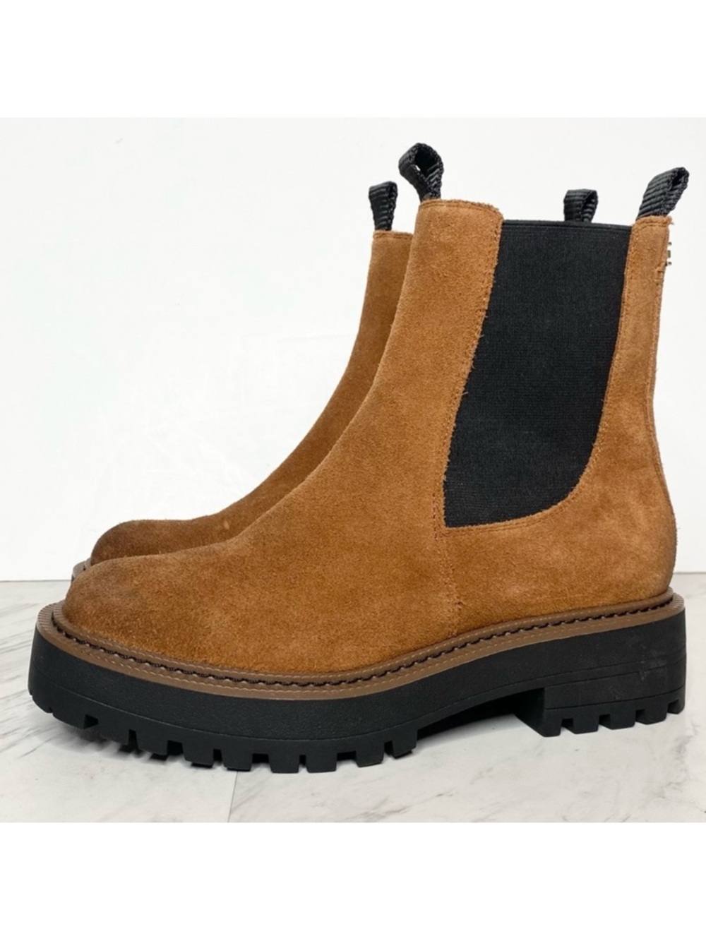 Sam Edelman Laguna Brown Suede Chelsea Boot 5 1/2 M